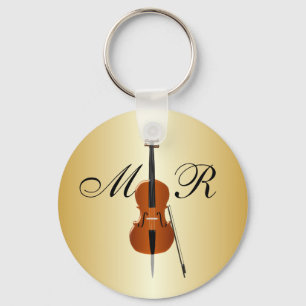 Chaveiro Violoncelo Monogrammed