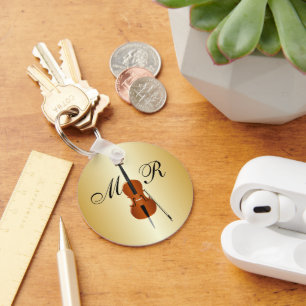 Chaveiro Violoncelo Monogrammed