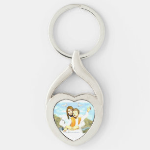 Chaveiro Virgem Maria e o Criança Jesus