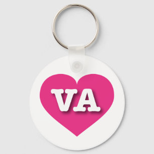 Chaveiro Virginia Hot Pink Heart - Big Love