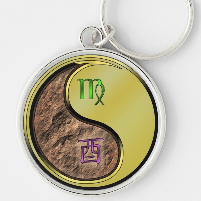 Chaveiro Virgo & Metal Rooster (Frente)