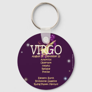 Chaveiro Virgo zodiac