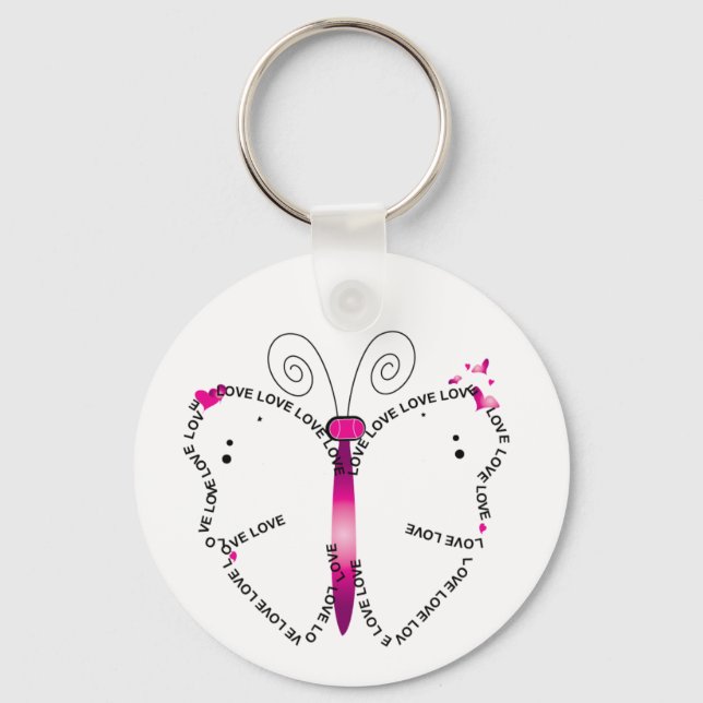 Chaveiro Virtudes de borboletas (Frente)