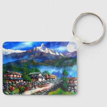 Visão Panorâmica Do Everest Mountain Nepal