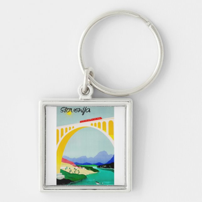 Chaveiro Visit Slovenia Green, Boutique, Diverse (Frente)