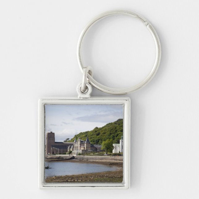 Chaveiro Vista costeira com edifícios históricos, Oban, (Frente)