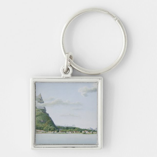 Chaveiro Vista da ilha de Bora Bora, 'do automóvel da (Frente)