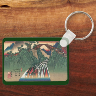 Chaveiro Vista da ponte sobre o rio Ina, Nojiri por Hiroshi