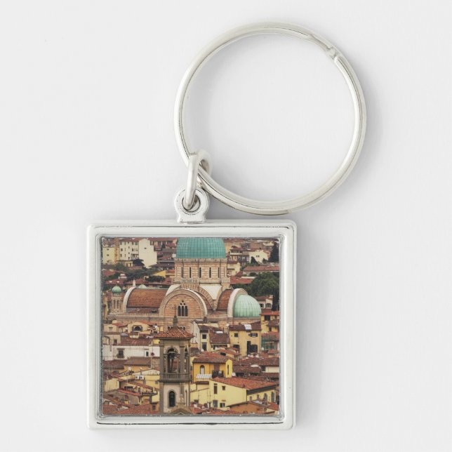 Chaveiro Vista de Florença, Itália da Piazza (Frente)
