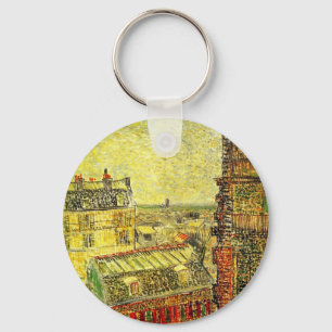 Chaveiro Vista de Paris do Quarto de Vincent por Vincent va