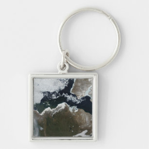 Chaveiro Vista de satélite do noroeste do Canadá