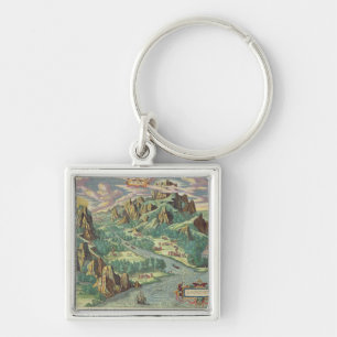 Chaveiro Vista de Thessaly antigo 'do atlas