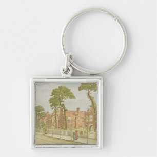 Chaveiro Vista do parque de Bedford, 1882 (litho da cor)