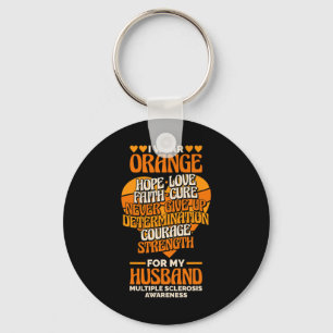 Chaveiro Vista Laranja Para Meu Marido Esclerose Múltipla E