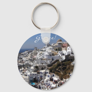 Chaveiro Vista panorâmica de Oia, Grécia