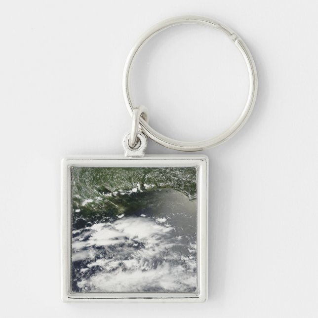 Chaveiro Vista por satélite das fugas de óleo 2 (Frente)