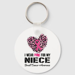 Chaveiro Vista Rosa Para O Meu Próprio Cancer De Mama Sensi
