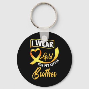 Chaveiro Visto Dourado Para O Cancer Da Infância Do Meu Irm