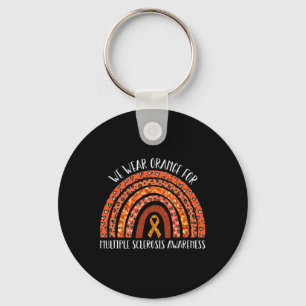 Chaveiro Visto Laranja Ms Rainbow Multiple Sclerose Awarene