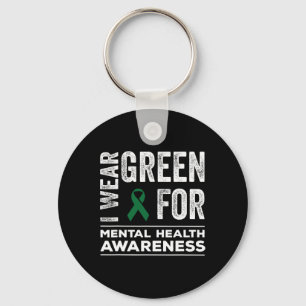 Chaveiro Visto Verde Para Sensibilização Para A Saúde Menta