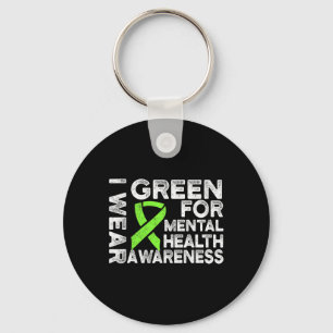 Chaveiro Visto Verde Para Sensibilização Para A Saúde Menta