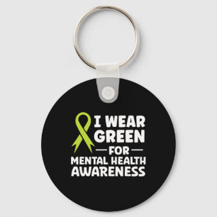Chaveiro Visto Verde Para Sensibilização Para A Saúde Menta