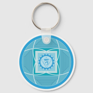 Chaveiro Visuddha Chakra Mandala
