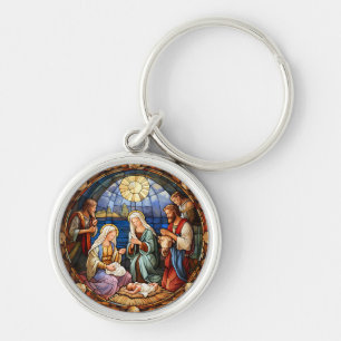 Chaveiro Vitral da Natividade de Natal