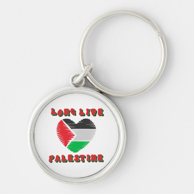 Chaveiro Viva a Palestina (Frente)