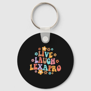 Chaveiro Viva Ria Lexapro Groovy Terapeuta de Saúde Mental 