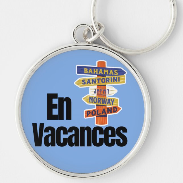 Chaveiro Vive les vacances (Frente)
