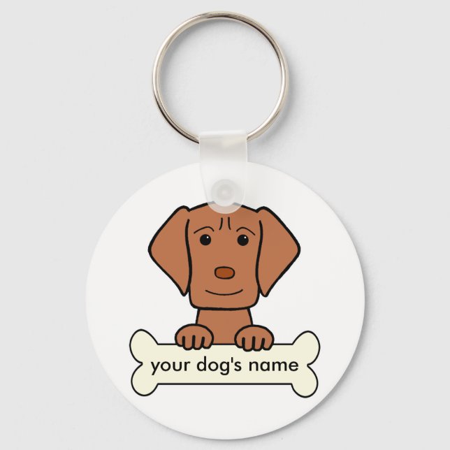 Chaveiro Vizsla Personalizada (Frente)