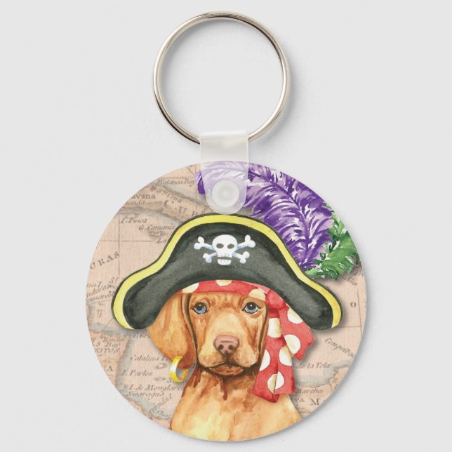 Chaveiro Vizsla Pirate (Frente)