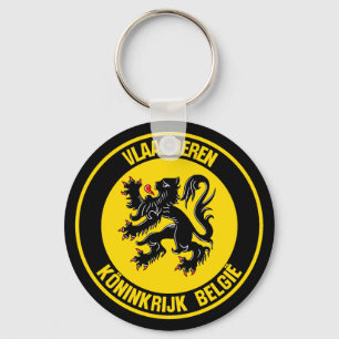 Chaveiro Vlaanderen Round Emblem