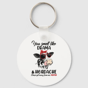 Chaveiro Você Cheira Como Drama e Uma Vaca Com Cefaleia
