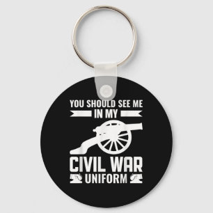 Chaveiro Você Deveria Me Ver Na Minha Guerra Civil Uniforme