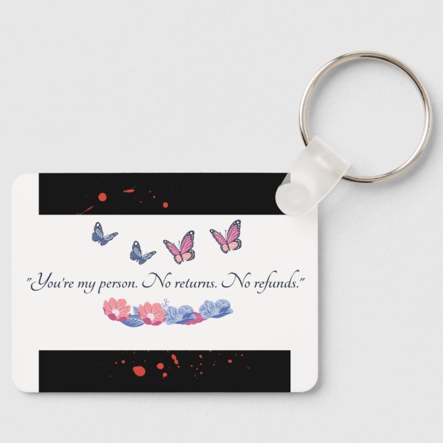 Chaveiro Você É Minha Pessoa Chaveiro-Sem Casais De Retorno (Frente)