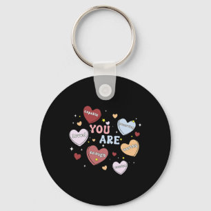 Chaveiro Você é Saúde Mental Valentines Coração Doce Psicol