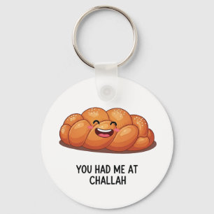 Chaveiro Você me pegou no judeu Challah Bread Hanukkah