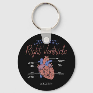 Chaveiro Você sempre estará em minha enfermeira personaliza