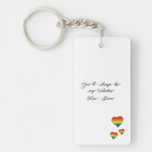 Você Será Sempre Meu Namorado Bandeira LGBT Coraçõ