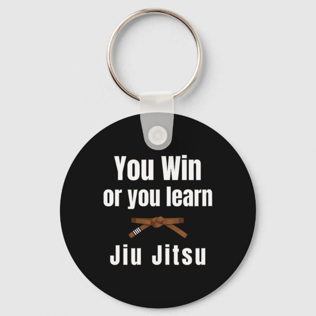 Chaveiro Você Vence Ou Você Aprende Jiujitsu Judô Caratê Bo (Frente)