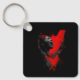 Chaveiro Voice in Red