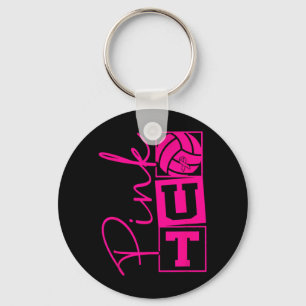 Chaveiro Volei Pink Out Conscientização do Câncer de Mama R