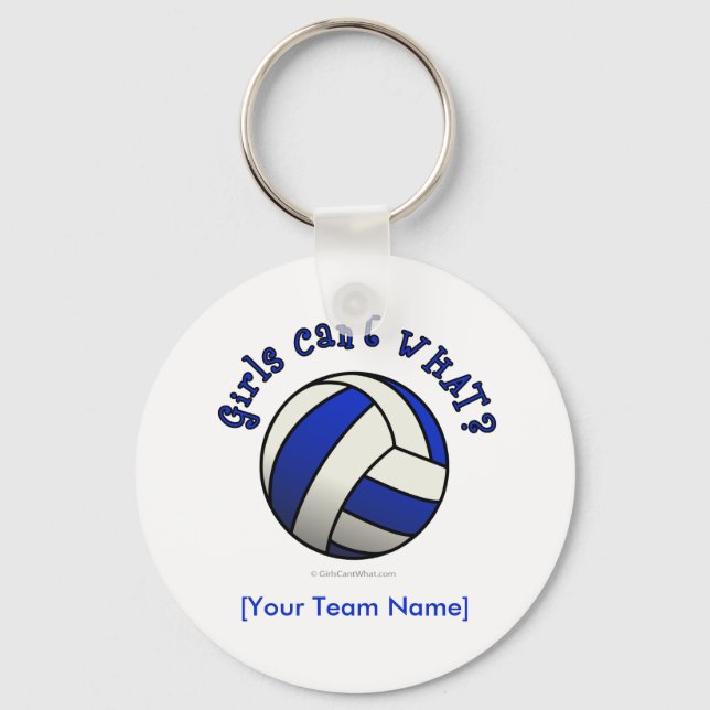 Chaveiro Voleibol Azul (Frente)