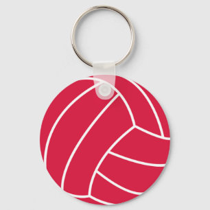 Chaveiro Voleibol do vermelho carmesim