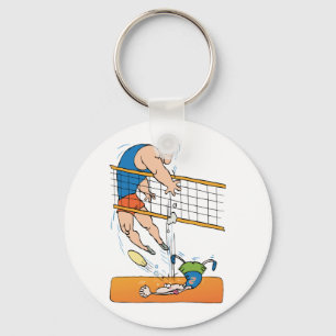 Chaveiro Voleibol engraçado