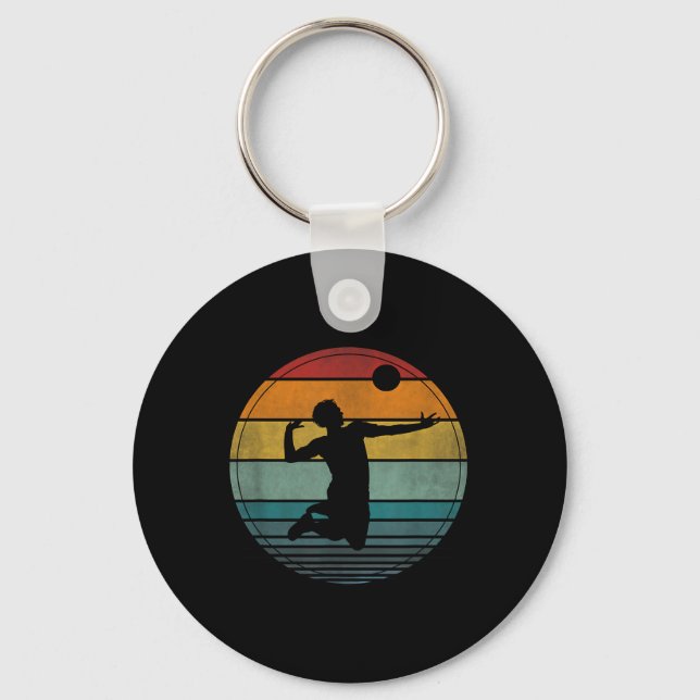 Chaveiro Voleibol Mens de Vestuário Praia (Frente)