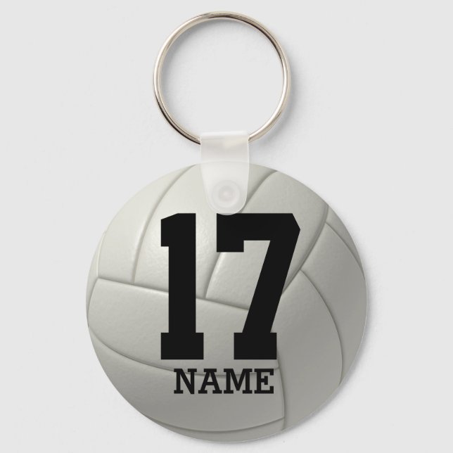 Chaveiro Voleibol Personalizado (nome e número) (Frente)