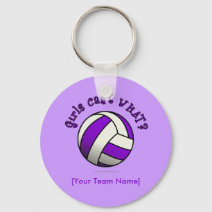 Chaveiro Voleibol Roxo